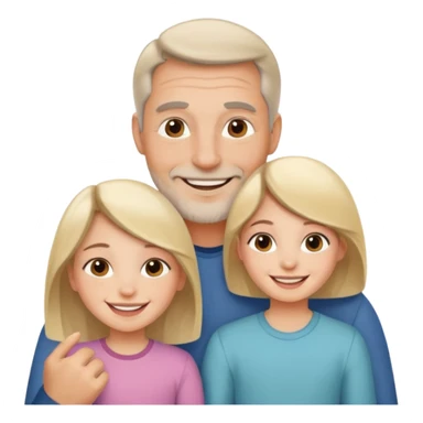 Papa y hija sticker