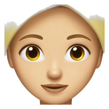 Brunette girl with brown eyes and a blonde girl with green eyes  sticker