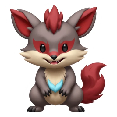 Teddiursa-Minccino-Zoroark-fusion  sticker