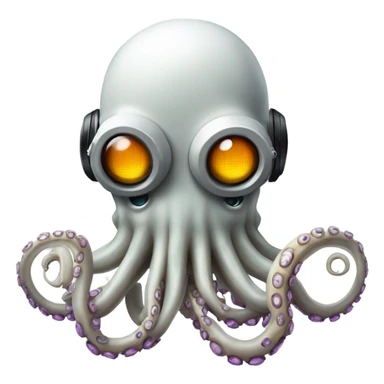 DJ robot octopus  sticker