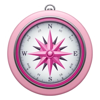 mix light pink dark pink and white girly internet compas sticker