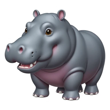 Hippopotamus sticker