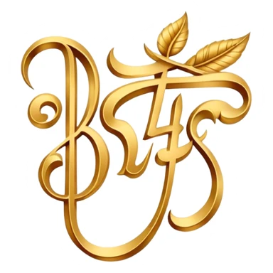 elegant Hindi calligraphy of the word Husn with decorative elements sticker