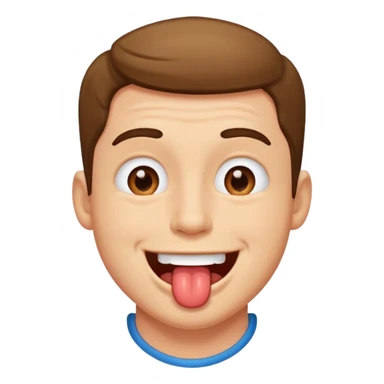 make him drool a lot sticker