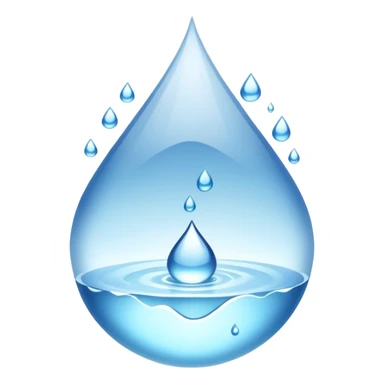 Gota de agua color blanco white sticker