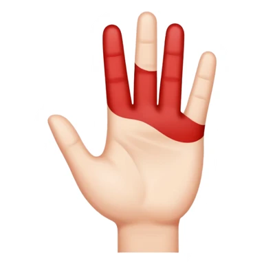 Yvl hand sign sticker