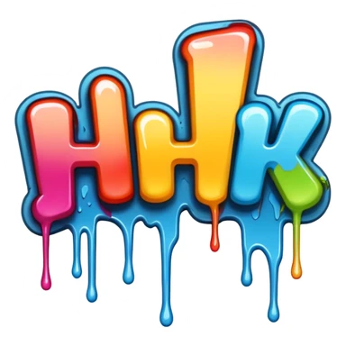 In English Graffiti the word huh sticker