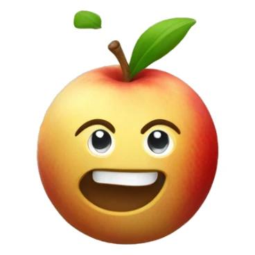 Pomme de terre qui sourit sticker