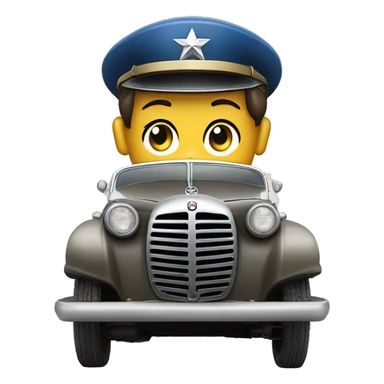 Wonder Woman’s Invisible 1943 WW2 Mercedes German Staff Officer’s 4-door Car Repurposed for U.S. Mail delivery  sticker