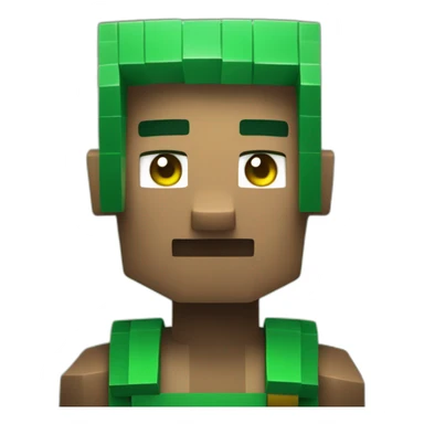 a minecraft villager take a minecraft emerald sticker