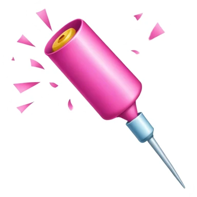 🥳 this emoji but in pink sticker