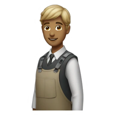 Saïd the canteen staff sticker