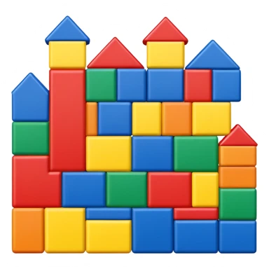 Toy Block Homes sticker