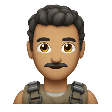 hombre fuerte sticker