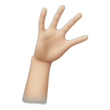 hand reaching sticker