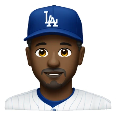 Kendrick Lamar LA Dodgers hat sticker