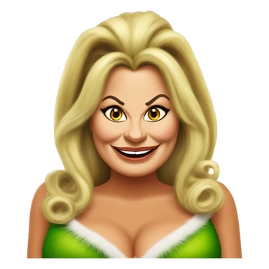 Jennifer coolidge as grinch sticker