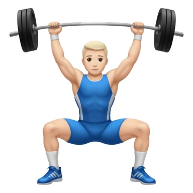 white sportsman in the playground, dressed  in sport suit on sports horizontal bars sticker