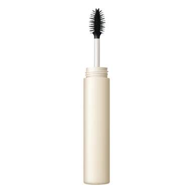 Rímel frasco fechado off white cozy sticker