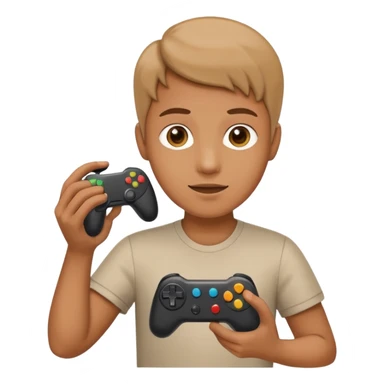 Une personne qui a un control dans la main avec un 0 sticker