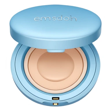 cushion foundation Pact in ligt blue color sticker