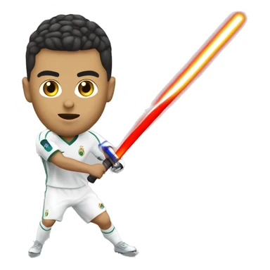 Ronaldo avec un sabre laser’ sticker