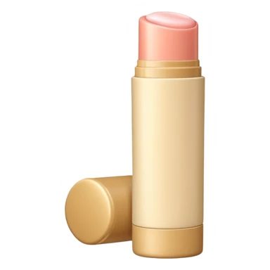 Beige tub of lip balm sticker