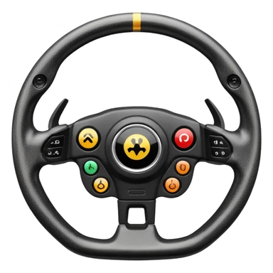 F1 steering wheel sticker