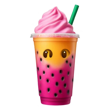 Starbucks Mango dragonfruit Refresher sticker