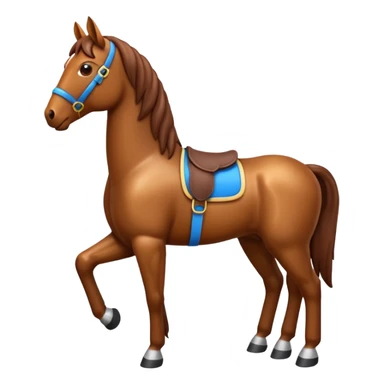 Standing Horse 3D emoji sticker
