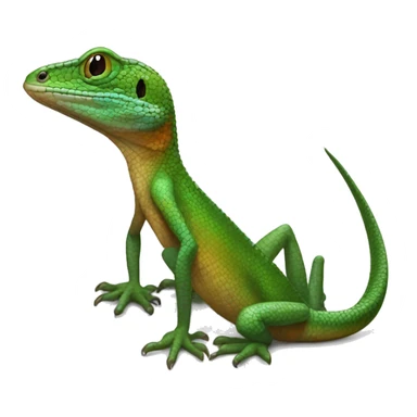Common Puerto Rican ameiva ground lizard sticker