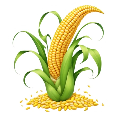 A tornado made out of corn sticker