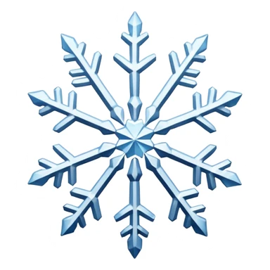 Snowflakes in winter morning sticker