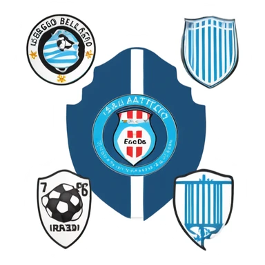 Escudo del club atletico belgrano de argentina sticker