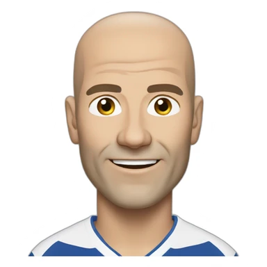 zinedine zidane sticker