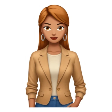 Modelo fashion estilo Mujer gigante sticker