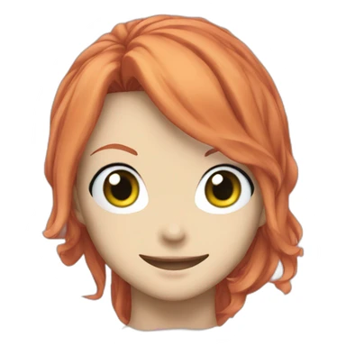 nami from one piece sticker