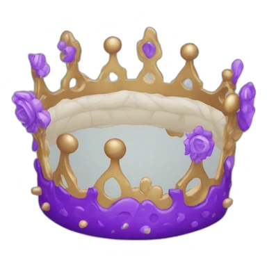 Chat couronne sticker