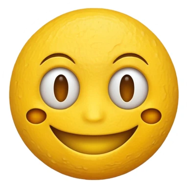 Zesty and creepy smile emoji sticker