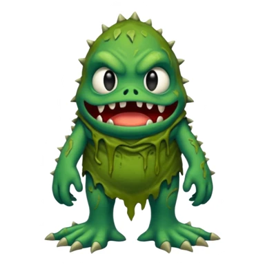 Swamp monster   sticker