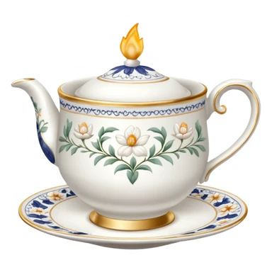 porcelain tea cups sticker