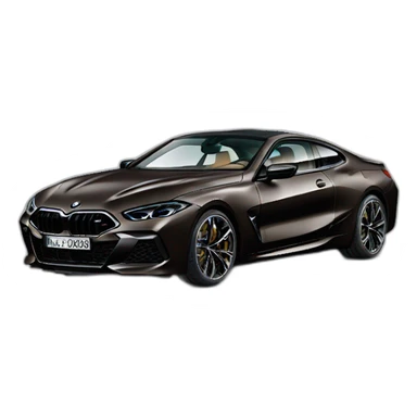 black bmw m8 sticker