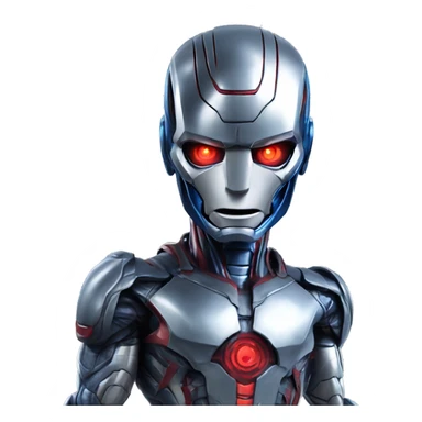 ultron with blue instead of red sticker