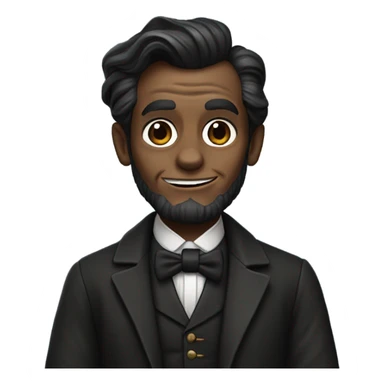 abraham lincoln in a spider-man costume  sticker