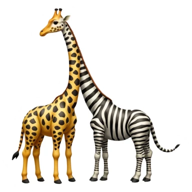 Zebra + Giraffe + Brachiosaurus = sticker