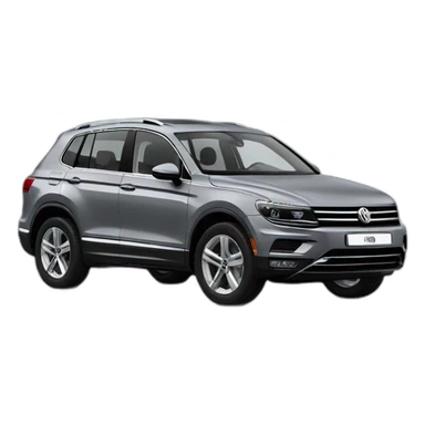 dolphin grey volkswagen tiguan sticker