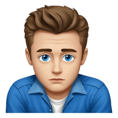 James Dean with blue eyes sticker