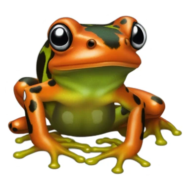 Dart frog oophaga pumilio sticker