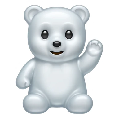 ghost gummy bear sticker