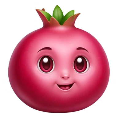 Pink baby pomegranate sticker